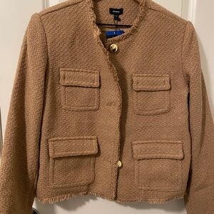 Express Camel Tweed Blazer